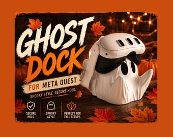 Meta Quest Ghost Dock for VR Headsets - Compatible with Quest 3 and 2