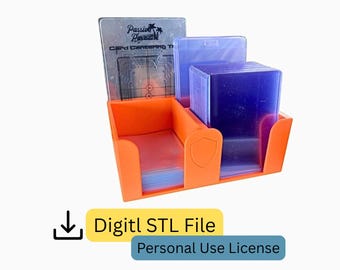 Arquivo para impressão 3D da estação de corte Card Armor | Organizador de suprimentos de cartão (Licença para uso pessoal)