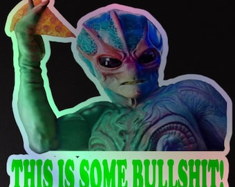 Resident Alien Holographic stickers