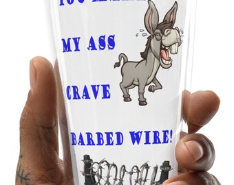 Funny, Snarky Shaker pint glass