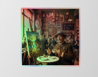 Salvadore Dali Holographic stickers