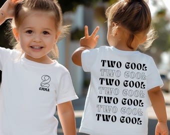 Personalizable children's T-shirt, birthday shirt 2 years, birthday shirt boys and girls, birthday outfit, T-shirt for birthday child