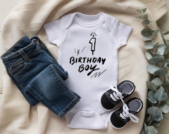 Body biologico per festeggiato, vestito per il primo compleanno, primo compleanno per bambino, maglietta per il compleanno del neonato, tutina numero 1, regalo per il compleanno del bambino