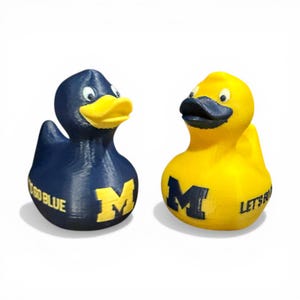 Michigan Wolverines Duck – Officially Licensed Duck with Team Spirit & M Pride
