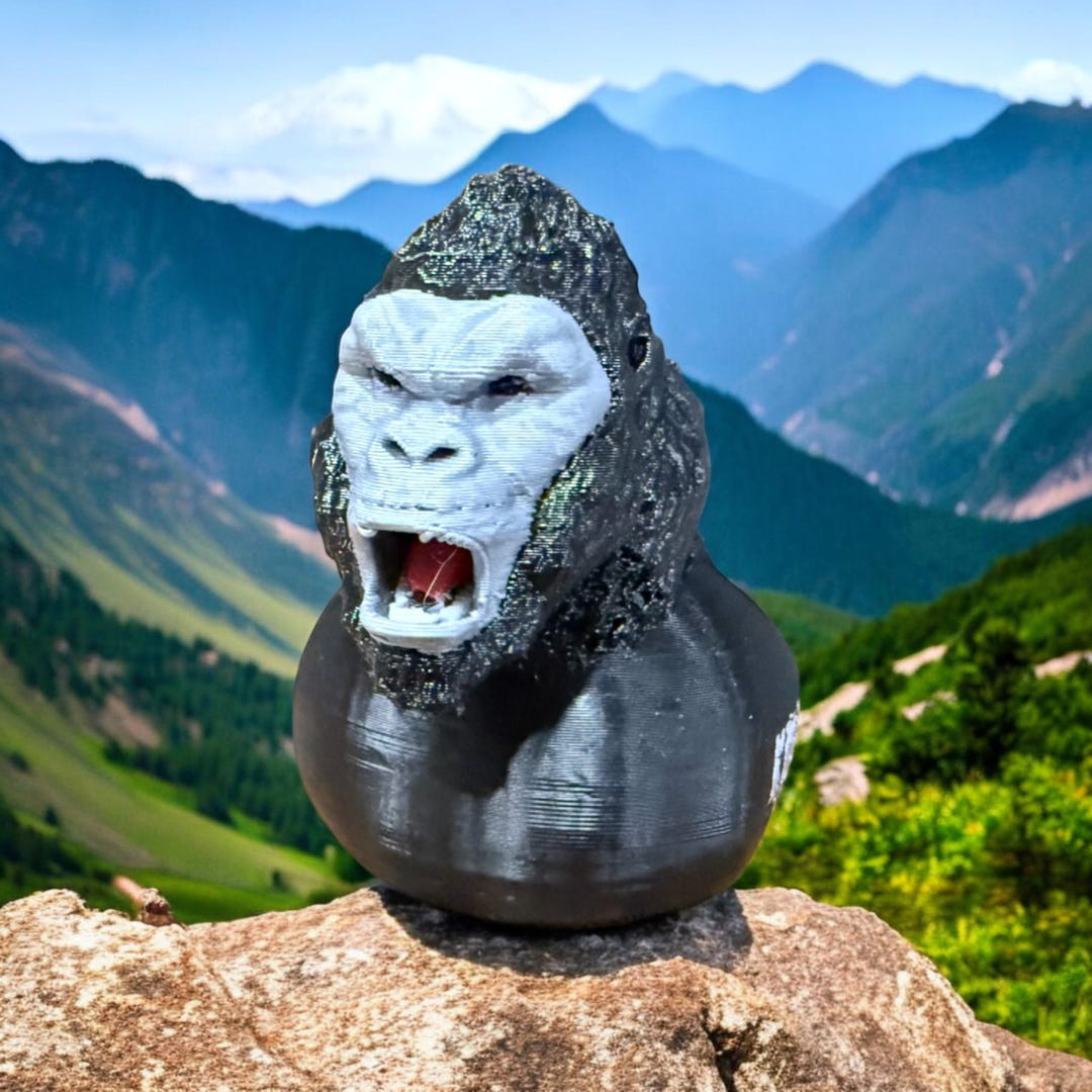 Kin Kun Duck King Kong Duck – 3d-printed Giant Ape Duck Collectible for Monster ...