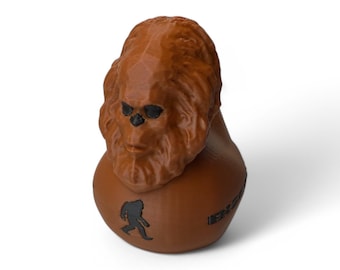 Bigfoot Duck: 3D Printed Sasquatch PLA Plastic Duck