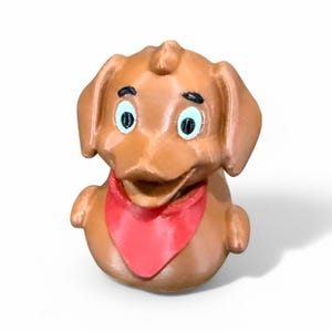 3D Printed Puppy Lab Duck: Dog Lover Gift