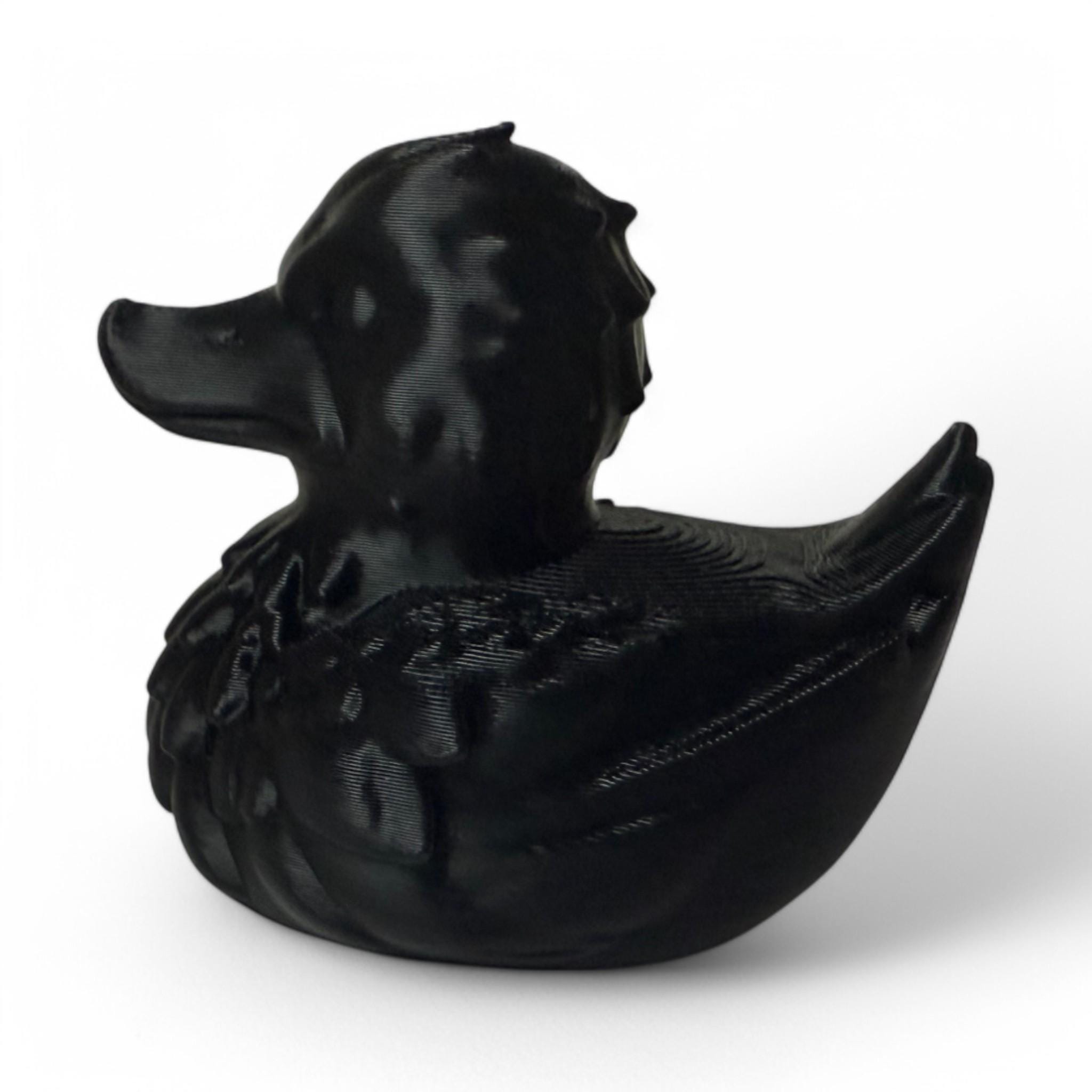 Black Raven Duck – 3d-printed Mysterious Duck Collectible With