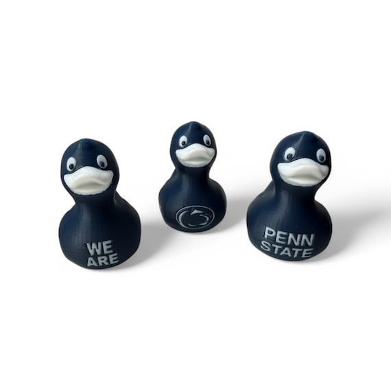 Penn State Duck – Officially Licensed Nittany Lions 3D Printed Duck Collectible For Fans