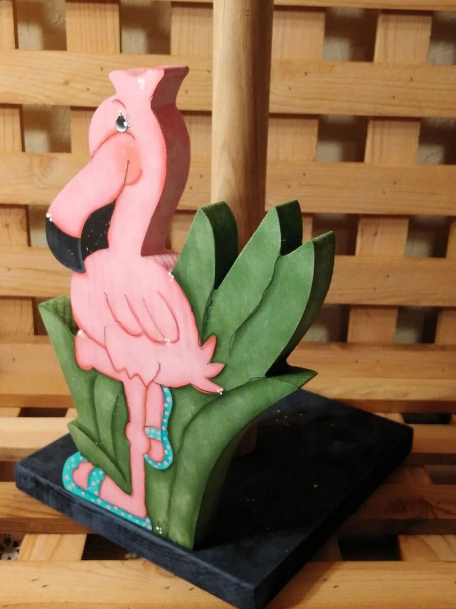 Pink Flamingo Décor Paper Towel Holders Flamingos Cute | Etsy