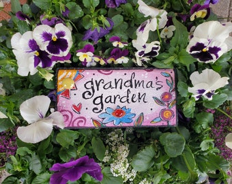 Grandma's Garden, Garden Brick, Mother's Day