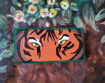 Tiger Brick, Painted Brick, Year of the Tiger