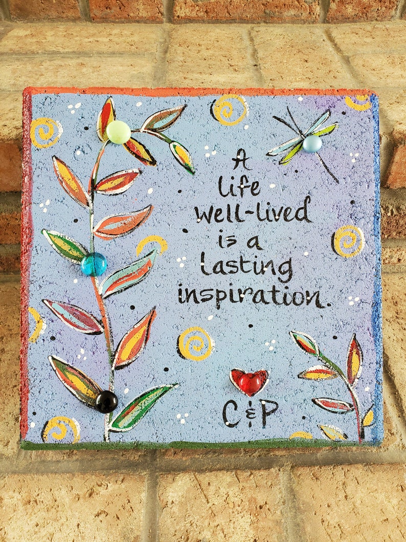 Garden Stone Sympathy Stepping Stone Etsy