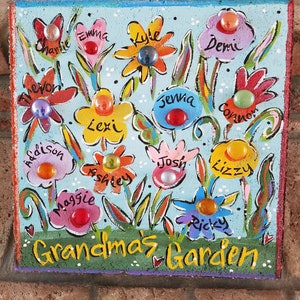 Stepping Stone, Garden Stone, Grandma, Mom, Mom Gift, Garden Art
