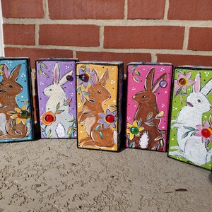 Bunny Brick, Garden Brick, Rabbit Brick - Etsy