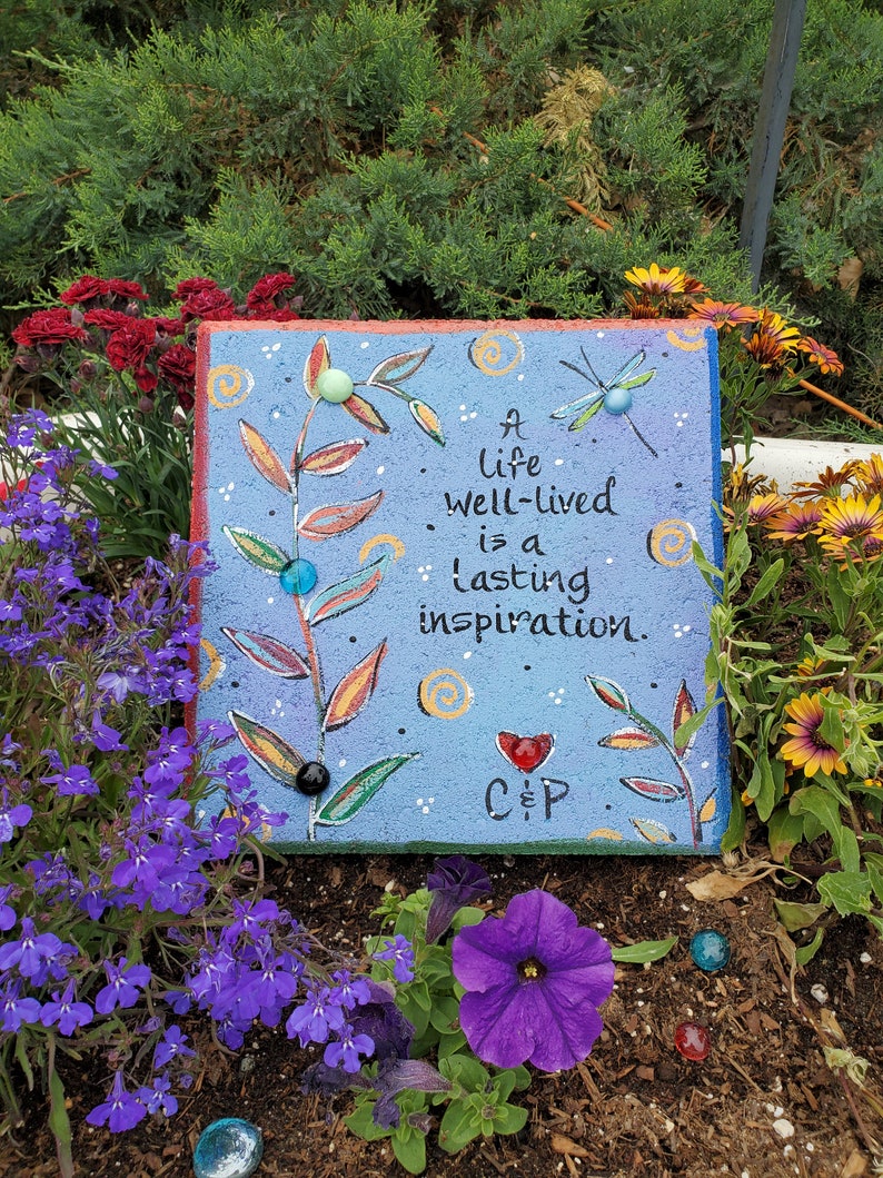 Wngs Of Love Memoral Garden Stone | Memoral Garden Stones, Memoral