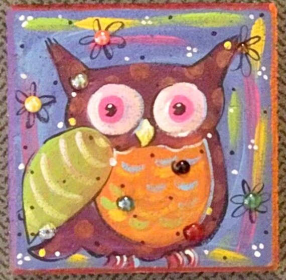 Items similar to Stepping Stone, Owl, Garden Art on Etsy