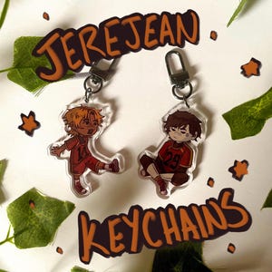 jerejean chibi acrylic keychain - all for the game