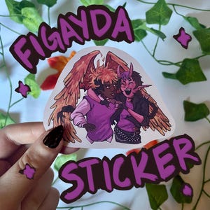 figayda glossy sticker - fantasy high d20