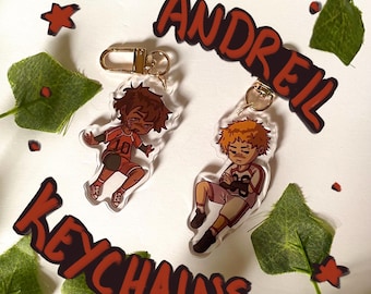 andreil chibi acrylic keychain - all for the game
