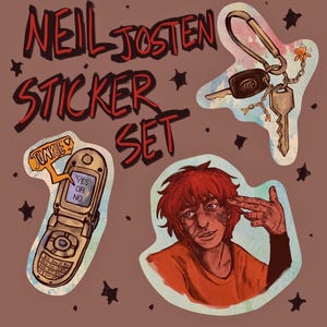 neil josten theme sticker set (3) - All For The Game