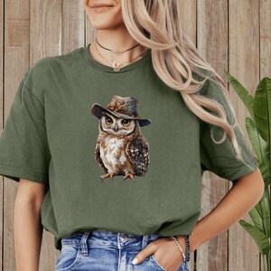 Eule T-Shirt, Vogel T-Shirt, Tier T-Shirt, Geschenk für Tierliebhaber, Hipster Shirt, Einzigartiges Tier Geschenk, weiche Art T-Shirt, lustiges Tier Geschenk, Eule T-Shirt