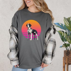Great Dane T-Shirt, Dog Tee, Retro Dog T-Shirt, Animal Tee, Dog Lover T-Shirt, Hipster Tee, Dog Lover Gift, Animal Lover Gift, Retro T-Shirt