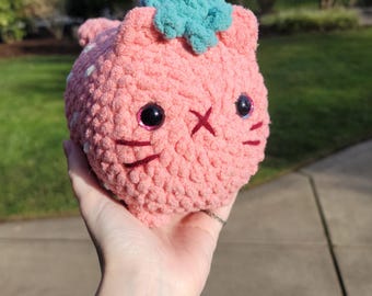 Crochet Cat Plushie: Handmade Amigurumi Stuffed Animal