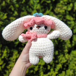 Crochet Strawberry Bunny, Cute Amigurumi, Handmade Plushie