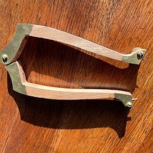 Vintage Folk Art Handmade Drafting Compass Drawing Tool