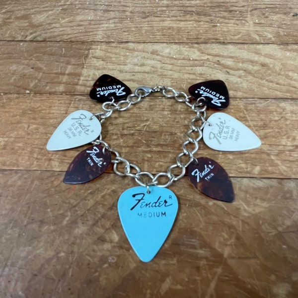 Guitar Pick Bracelet Etsy