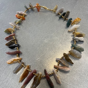 Assorted Stone Chips Necklace