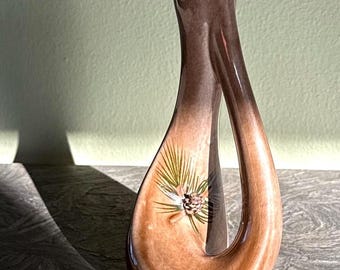 Vintage Mid Century Modern MCM Dryden Signed Art Pottery Bud Vase Decor ...