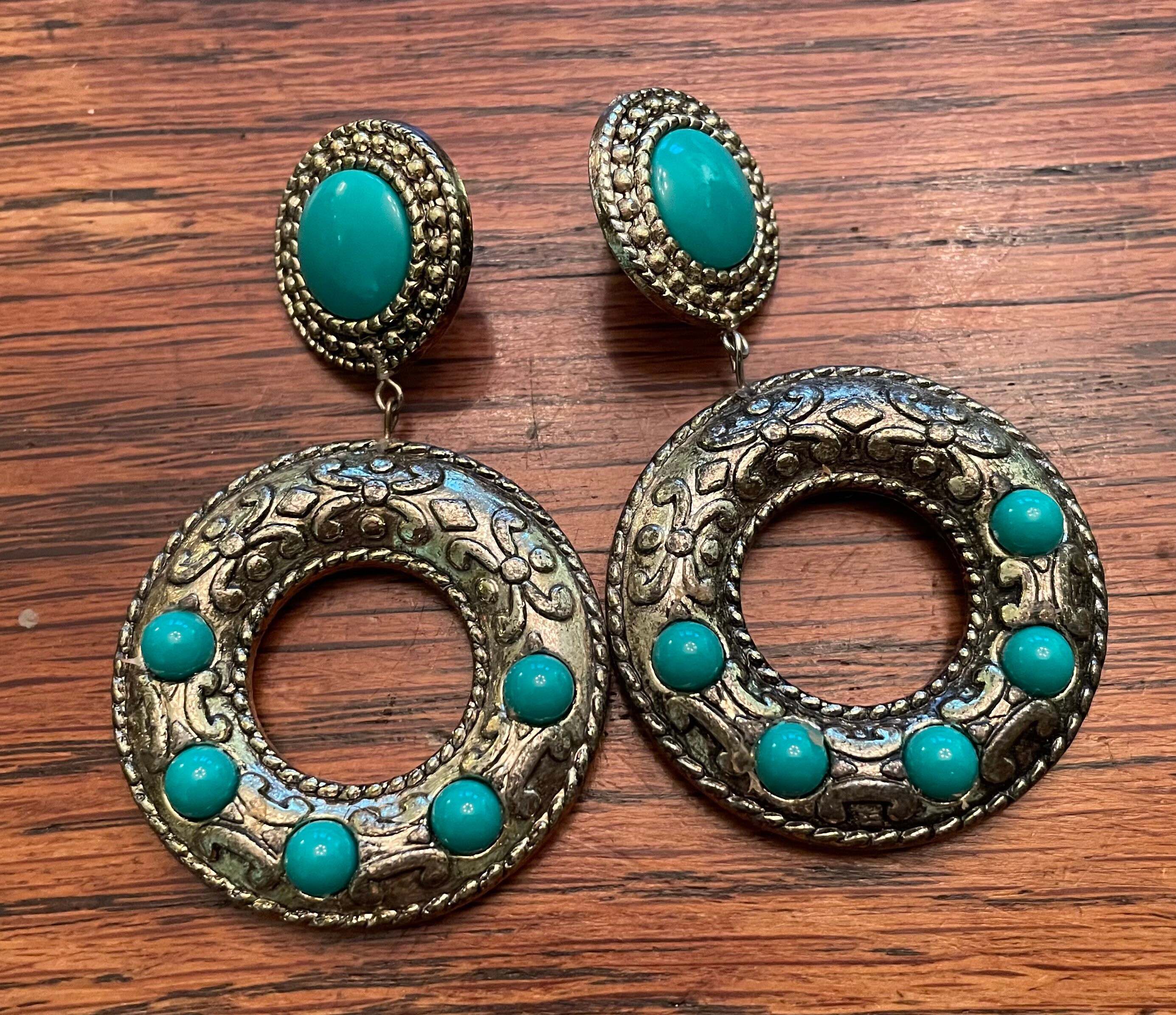 Lot of 6 Pair Vintage Boho Pierced Earrings - Etsy