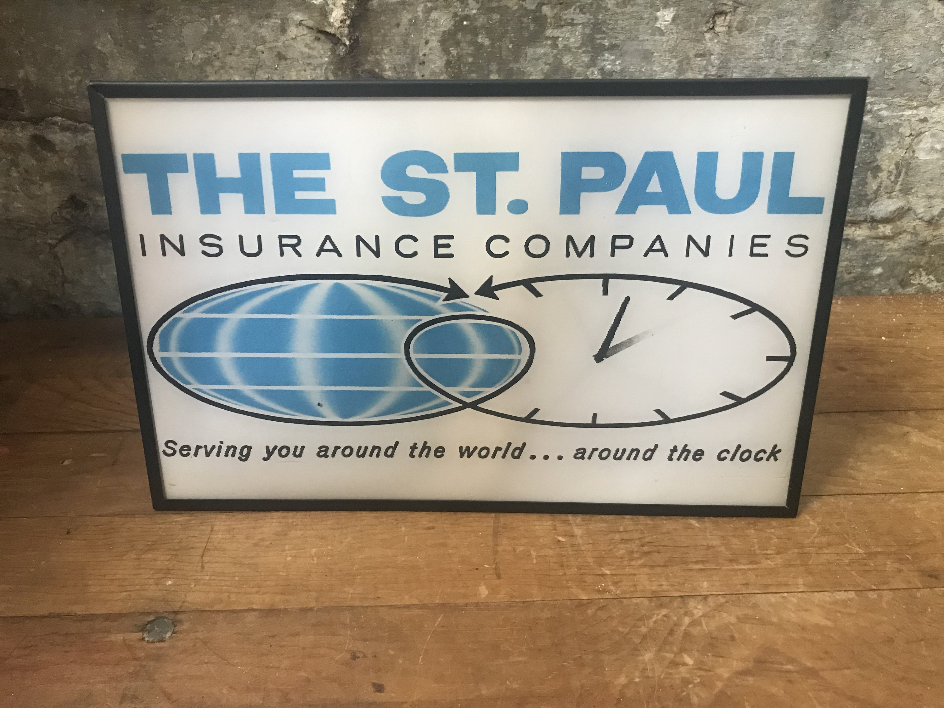 St Paul Insurance Companies Lenticular Standing Sign Etsy