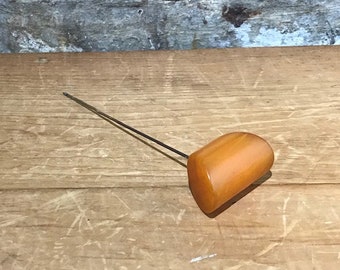 Butterscotch Bakelite Hat Pin