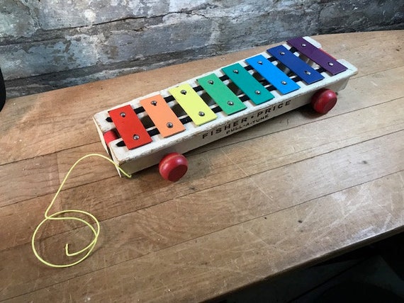 vintage toy xylophone