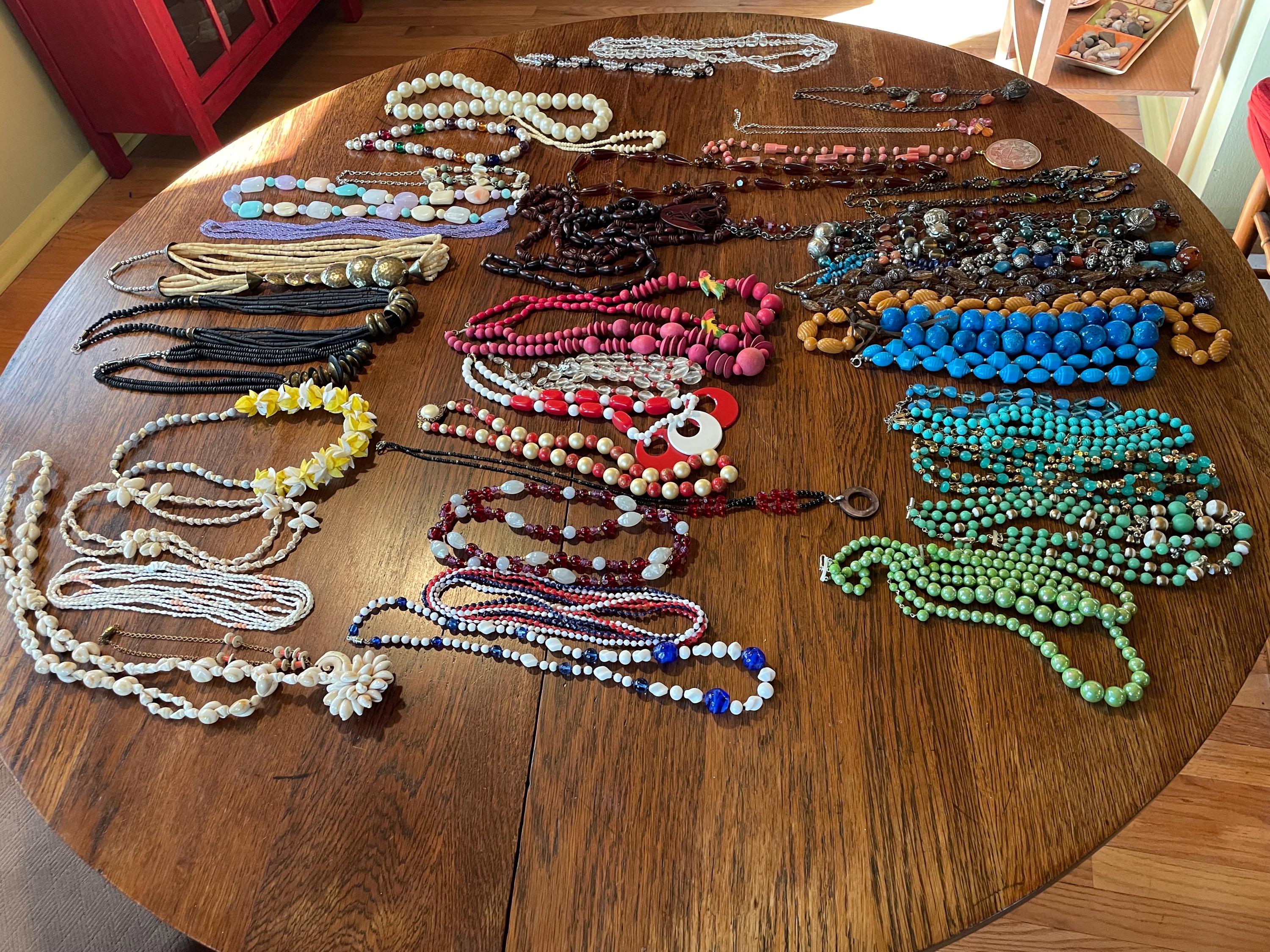 Lote de 40 collares vintage