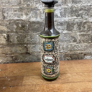 Vintage West Germany Cognac Decanter Bottle