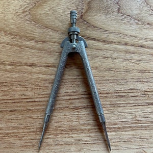 antique drafting compass
