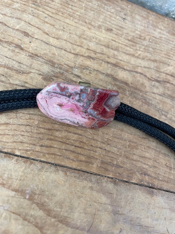 Agate Bolo Tie - image 1