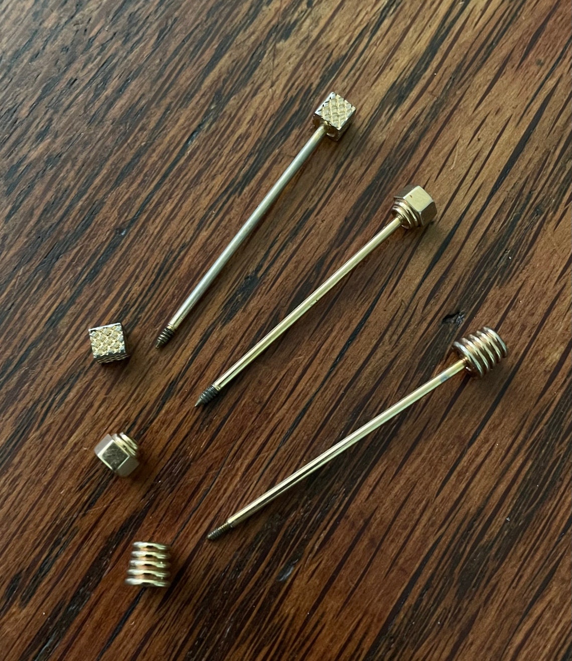 3 Assorted Collar Bar Pins Etsy