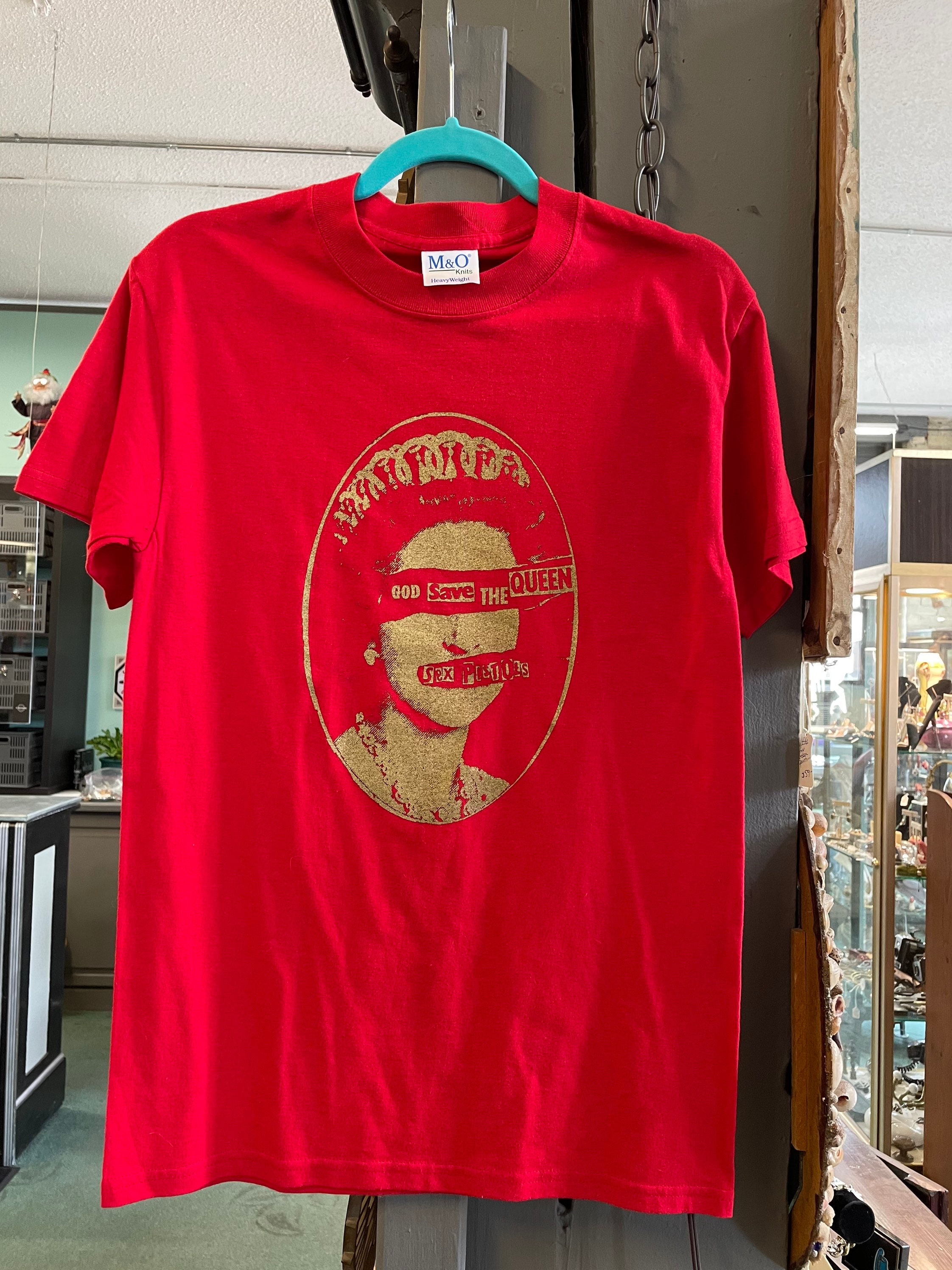 T shirt god online save the queen