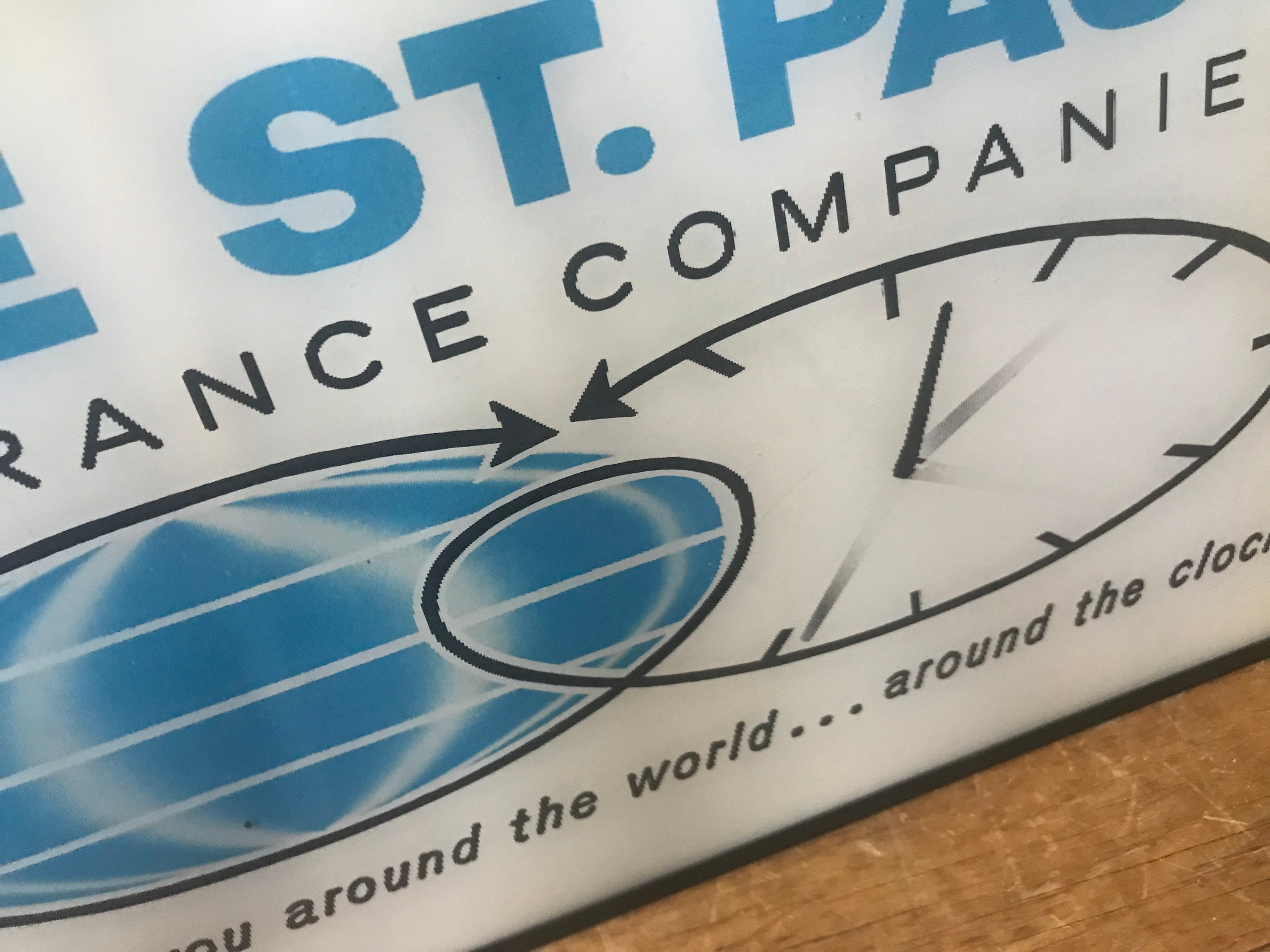 St Paul Insurance Companies Lenticular Standing Sign Etsy