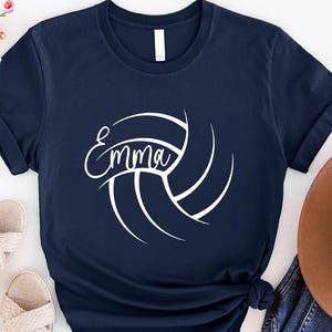 Personalized Volleyball Shirt, Custom Volleyball Mom T-Shirt, Game Day Volleyball Tee, Volleyball Player Tee, Volleyball Mom Shirt