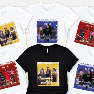 Custom Family Graduation Shirt, Graduate 2025 T-Shirt, Custom Photo Graduation Tee, Graduation Shirt, Graduation 2025 Tee, Senior 2025