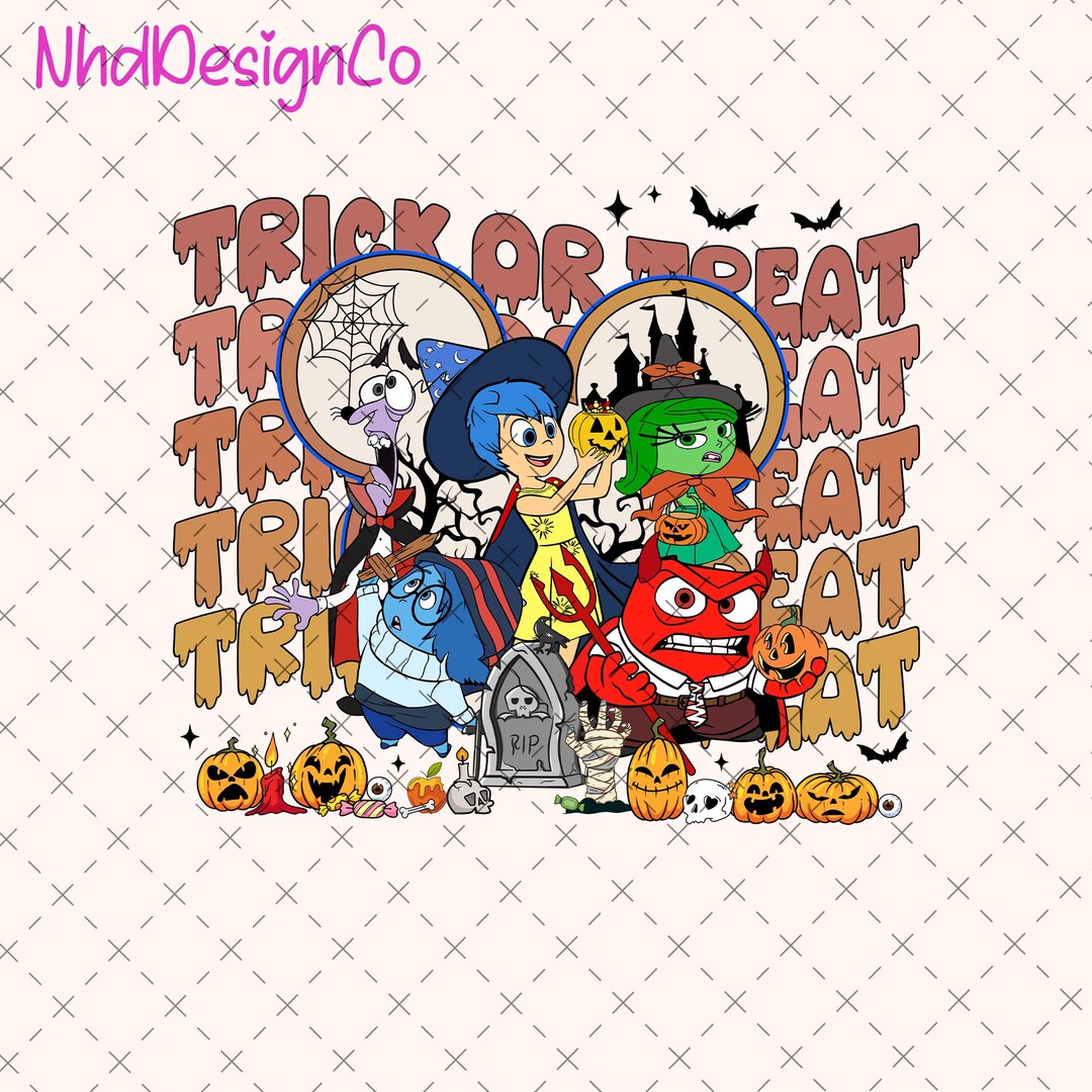 Trick or Treat Inside Out Png, Spooky Inside Out Png, Halloween Inside ...
