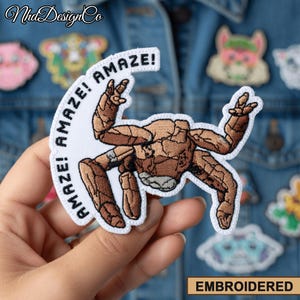 Rocky Amaze Project Hail Mary-tygmärke, Eridian Alien-citat broderat strykmärke, science fiction-bokälskarens gåva för jackor, ryggsäckar, hattar