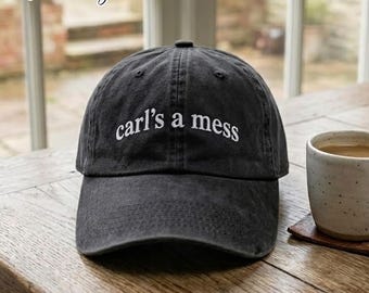 Gorra bordada "Carl's A Mess", gorra bordada "Summer House Bravo TV", regalo con cita divertida, gorra inspirada en la telerrealidad, regalo para amigos.