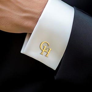 Personalized Initial Cufflinks,Custom Groomsmen Gifts,Name Cufflinks,Groomsmen Proposal,Best Man Gift,Wedding Cufflink,Gift For Groom,Father